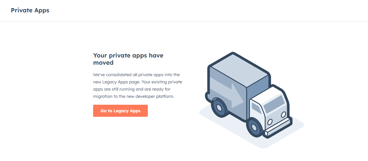 Go to Legacy Apps