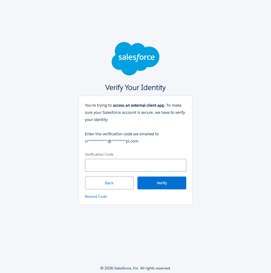 Verify identity