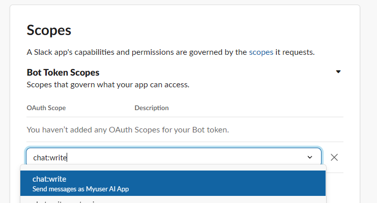 Add an OAuth Scope